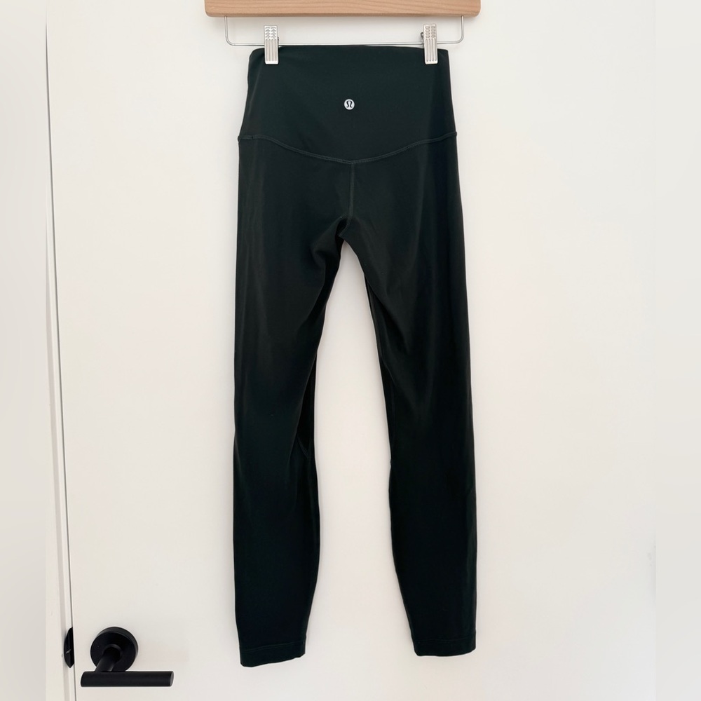 Lululemon Align 25” leggings- rainforest green